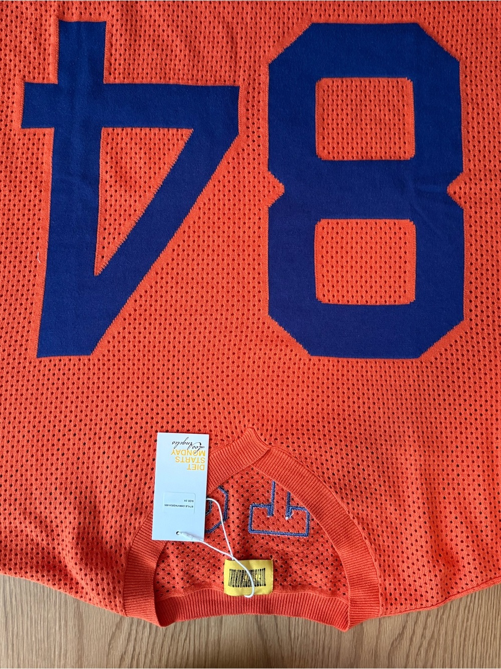 NWT Diet Starts Monday 84 Mesh Jersey 2X